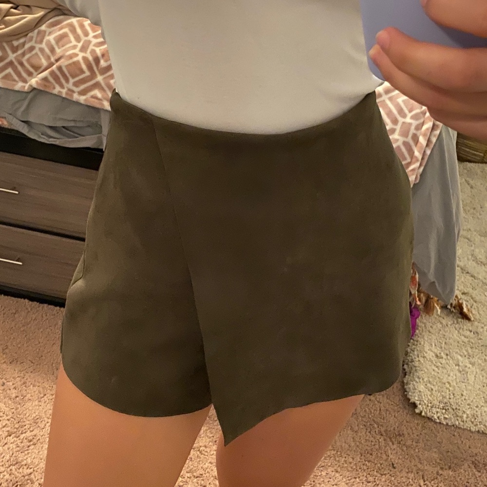 Olive green skort